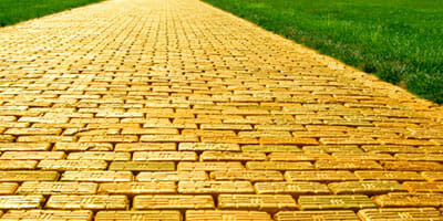 Peter Daly heads down Yellow Brick Road