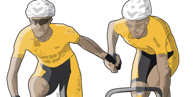 On a training ride or on mission to win le Tour?