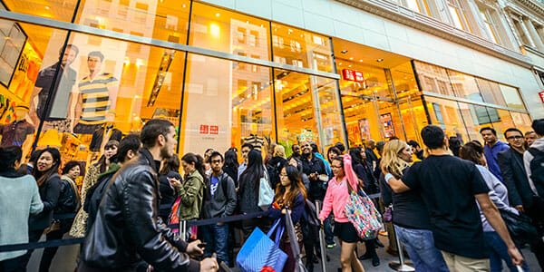 Giving thanks for a shift in the spending patterns of the all-important US consumer