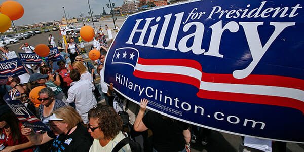 US election between The Trumpinator and Thrillary