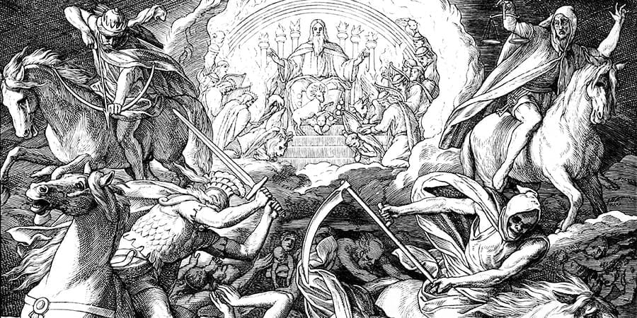Each-way bet on the four horsemen of the financial apocalypse