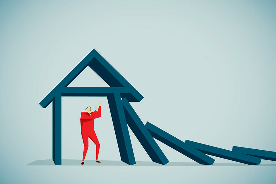 Property looks the catalyst for a rout